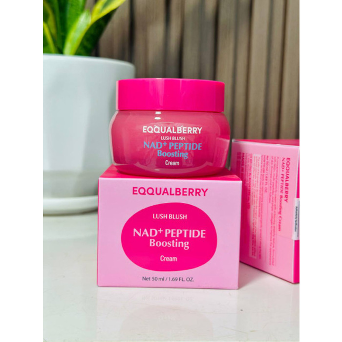Eqqualberry Lush Blush NAD+ Peptide Boosting Cream