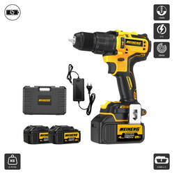 ម៉ូទ័រស្វានប្រើថ្ម 13 លី (2538-MAX) Cordless Electric Drill 13MM 58NM 4AH 