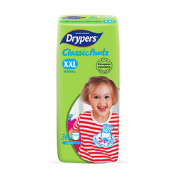 ខោទឹកនោមក្មេងប្រភេទស្លៀក Drypers ClassicPantz XXL36s