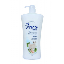 Feira Shower Cream Whiten Goat's Milk X2-1L