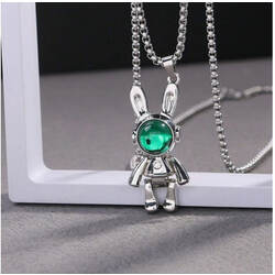 Bunny Rabbit  Pendant Chain Necklace