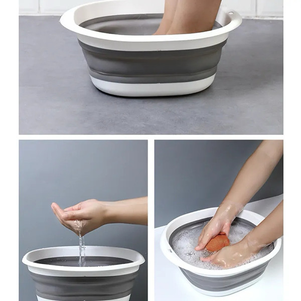 Plastic Folding Tub Set