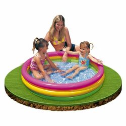 SUNSET GLOW POOL, 3-RING, 114x25cm, AGES 3+