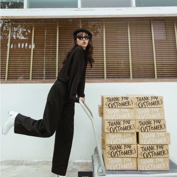 #T008 Thank You Customer Box Size E 24x40x17cm - 1 Set (20PCS)