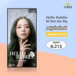 Miseenscene All New Hello Bubble 5A Dark Ash-30g