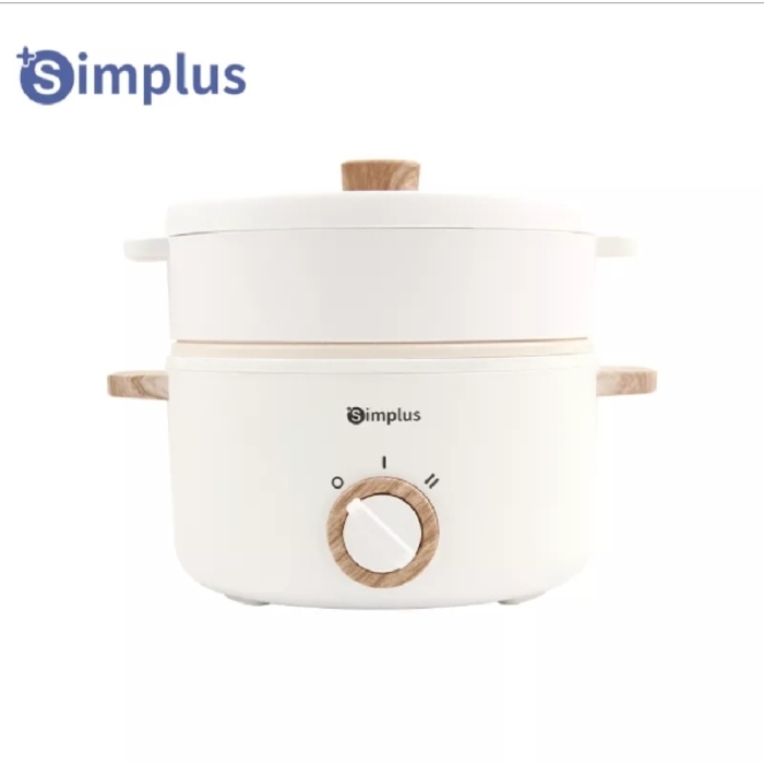 Simplus Electronic Cooker Pot with Steamer