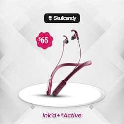 កាស Skullcandy Ink'd+ Active Deep Red