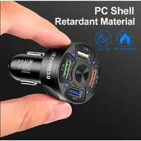 USB- car charger 4port 