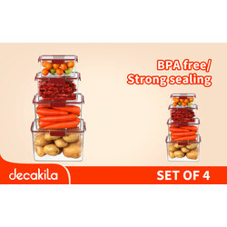 decalife	Sealed food container set