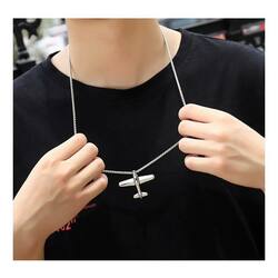  Airplane Pendant Necklace