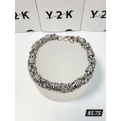 Silver Byzantine Chain Bracelet