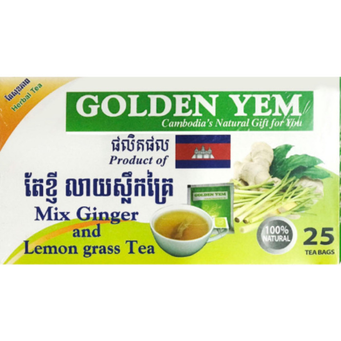 Golden Yem Mixed Ginger and Lemon Grass Tea-25bags