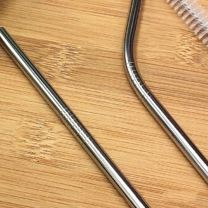 3in1 Straw Brush Set 21.5cm Stainless Steel
