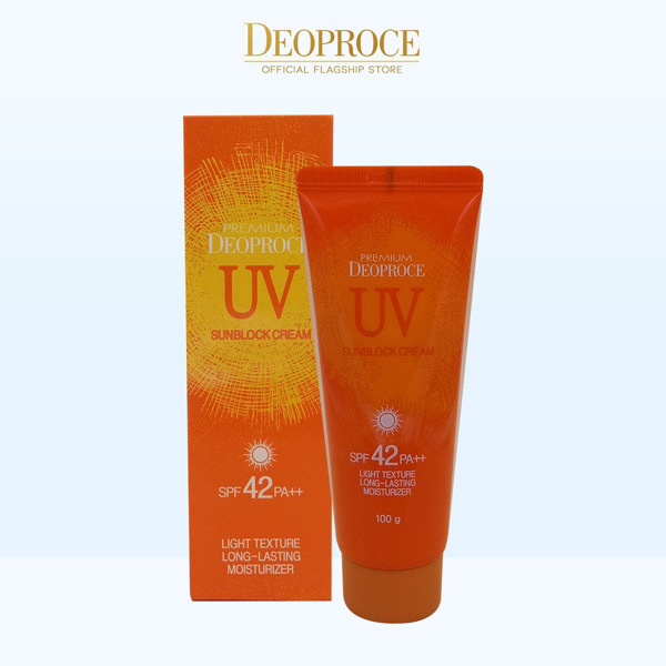 Deoproce UV Sunblock Cream SPF42 PA++ 100ml 