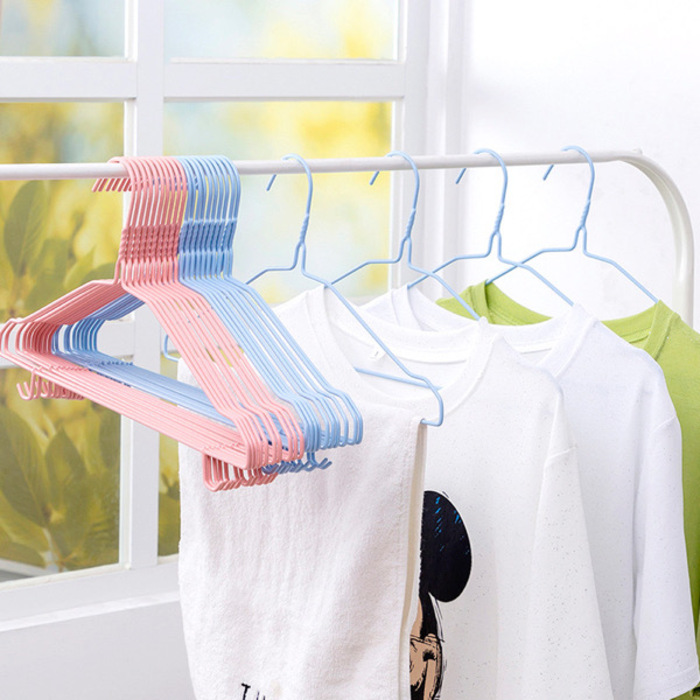 Non-Slip Plastic Clothes Hanger 10PCS