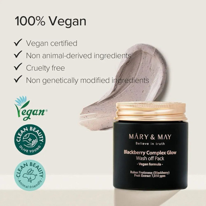 MARY&MAY Vegan Blackberry Complex Glow Wash off Pack 