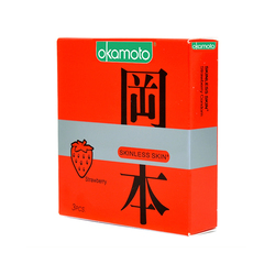 OKAMOTO Skinless Skin Strawberry 3's