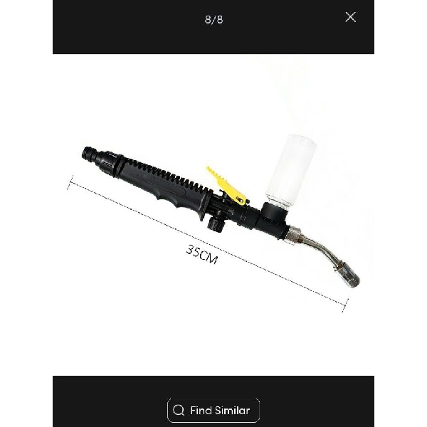 Car and motorcycle washer nozzle