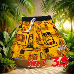 Shorts Drawstring Waist for child, ខោខ្លី កូនក្មេង - Size (S)