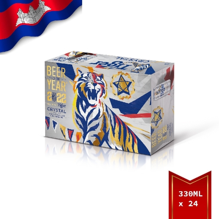 Tiger Crystal Premium Beer Can 330ml