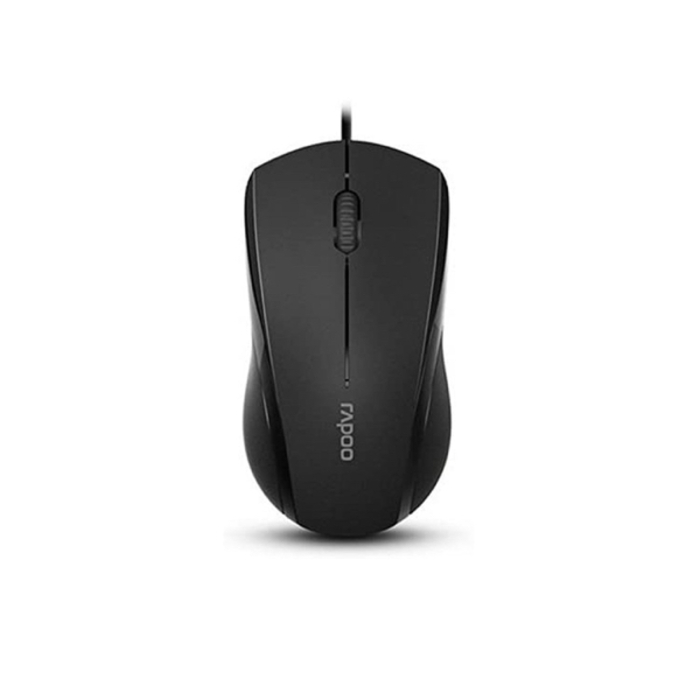 RAPOO N1200 Silent Wired Optical Mouse
