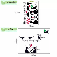 ស្ទីគ័របិតជញ្ជាំងរូបឆ្មា