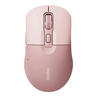 RAPOO M308 Wireless|Bluetooth 5.0 Multi-Mode Mouse (Pink) 