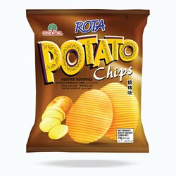 ORIENTAL ROTA POTATO CHIPS B.B.Q. *WAVY CUT