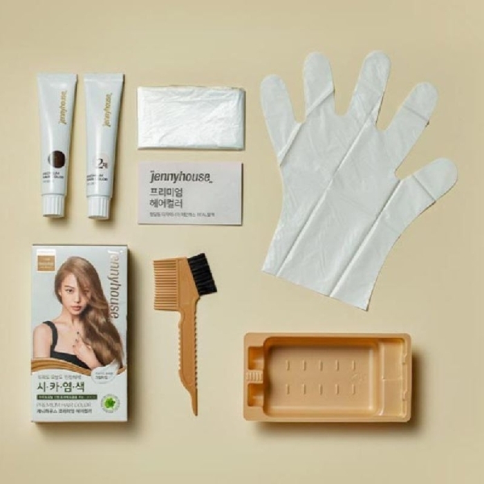 Jennyhouse-Premium Hair Color/ថ្នាំសក់- Ash Nude Beige