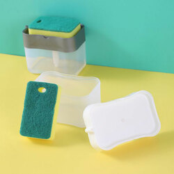 Dishwasher Soap Dispenser with Sponge Box