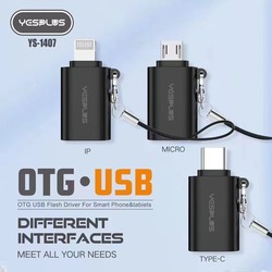   YESPLUS OTG·USB  TYPE- C/IPHONE YS-1407