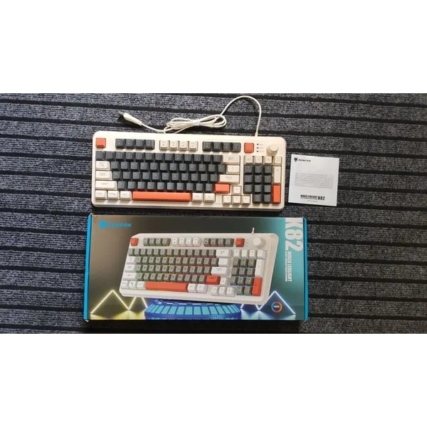 Gaming Keyboard LED K82 (ប្តូរព័ណភ្លើង LED បាន)