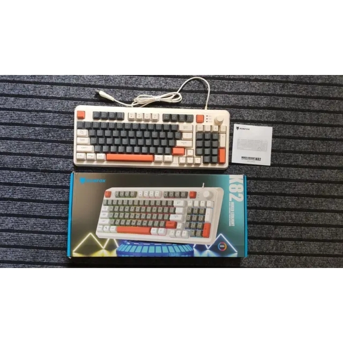 Gaming Keyboard LED K82 (ប្តូរព័ណភ្លើង LED បាន)