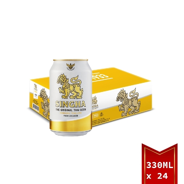 SINGHA Premium Beer Can 330ml