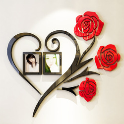 Family Love Rose Wall Deco