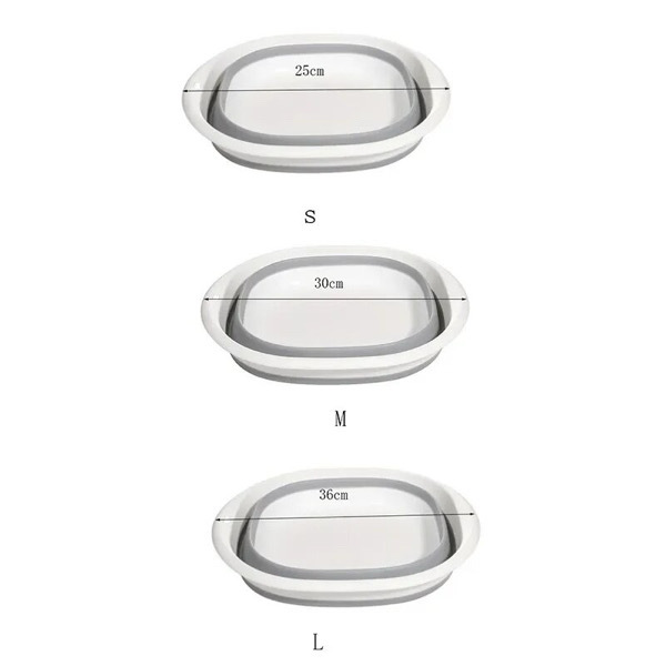 Plastic Folding Tub Set
