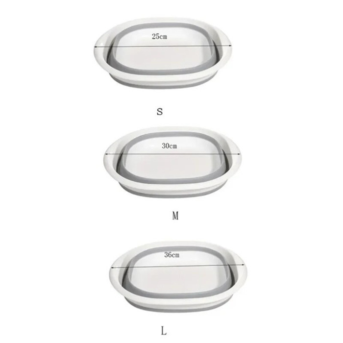 Plastic Folding Tub Set