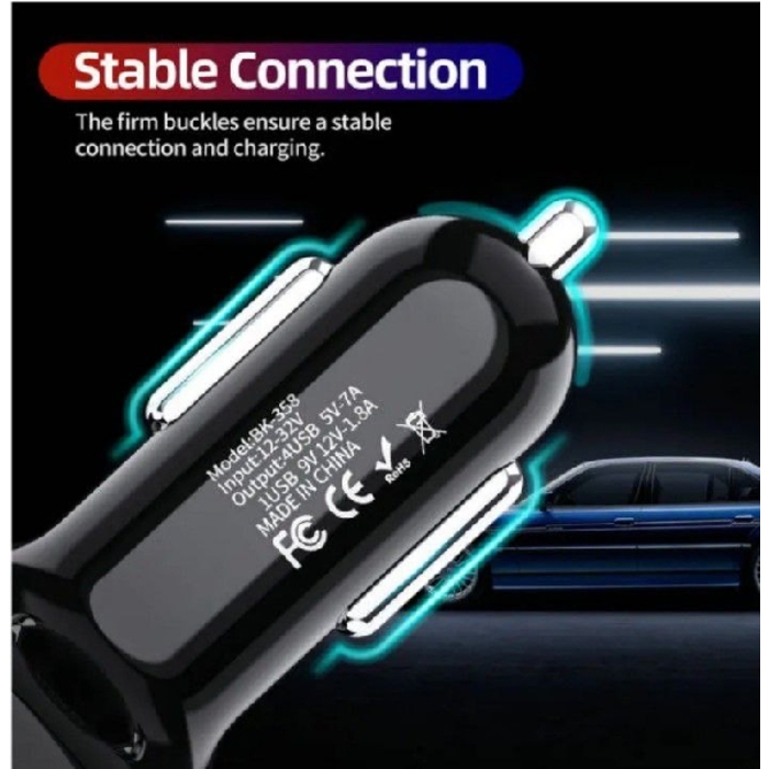 USB- car charger 4port 