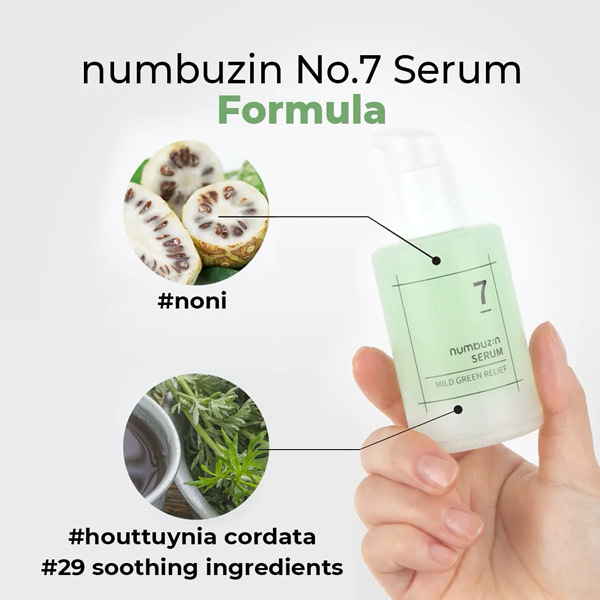 numbuz:n No.7 Mild Green Soothing Serum 50ml