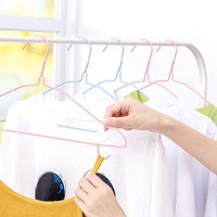 Non-Slip Plastic Clothes Hanger 10PCS