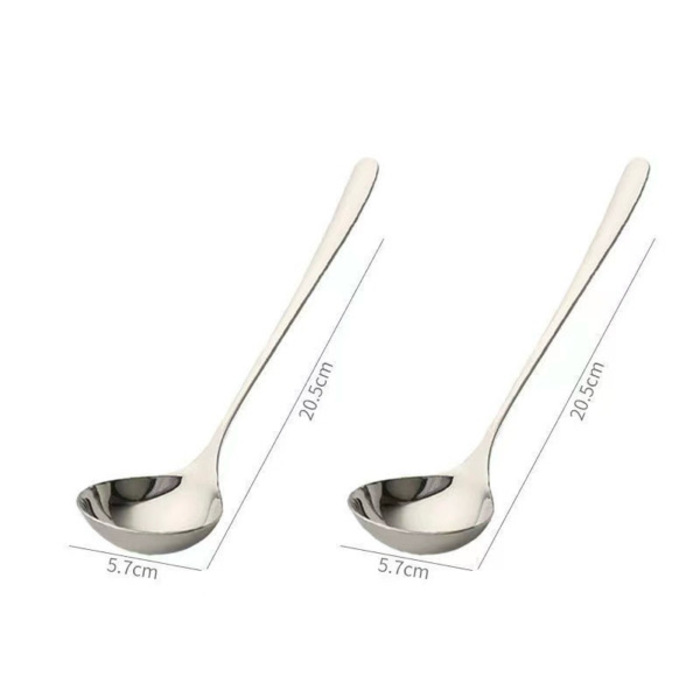 1PC Stainless Steel Soup Spoon