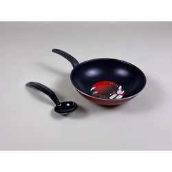 LUMENFION IH N/S Deep Frying Pan w/Spatula 28cm