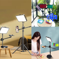 Holder Desk Stand Light Live + LED 6inch 9924