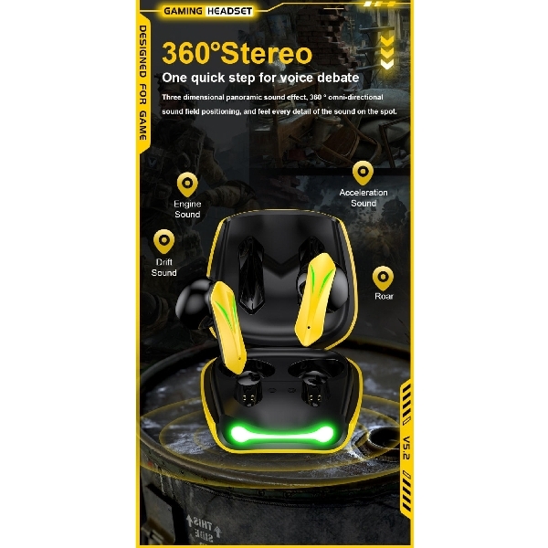 Bluetooth Earphones R05 - Black