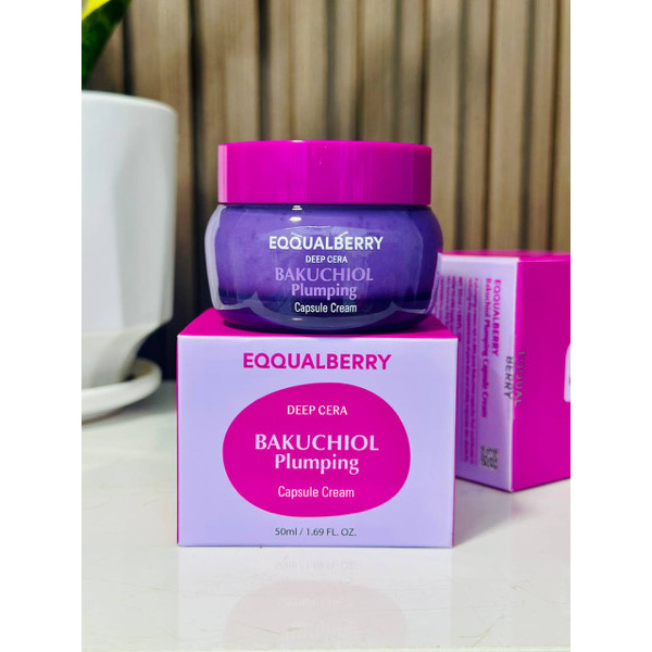 EQQUALBERRY Deep Cera Bakuchiol Plumping Capsule Cream