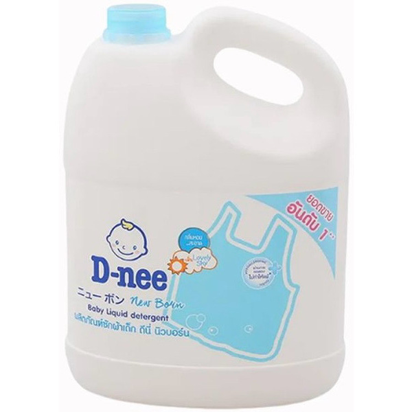 D-nee Baby Liquid Detergent Lovely Sky 3000ml - 1 Bucket 