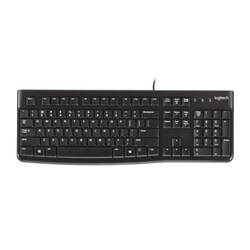 Logitech K120 USB Standard Computer Keyboard - Black