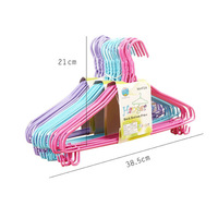 Non-Slip Plastic Clothes Hanger 10PCS