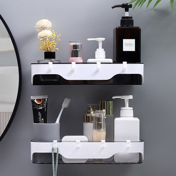 Wall-Mounted Storage Rack Bathroom