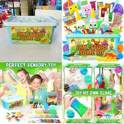  DIY slime Dinodsaurs  Kit Green  